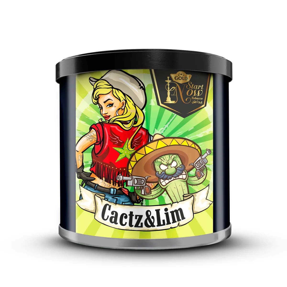 Start Now Gold Shisha Tabak - Cactz & Lim 200g