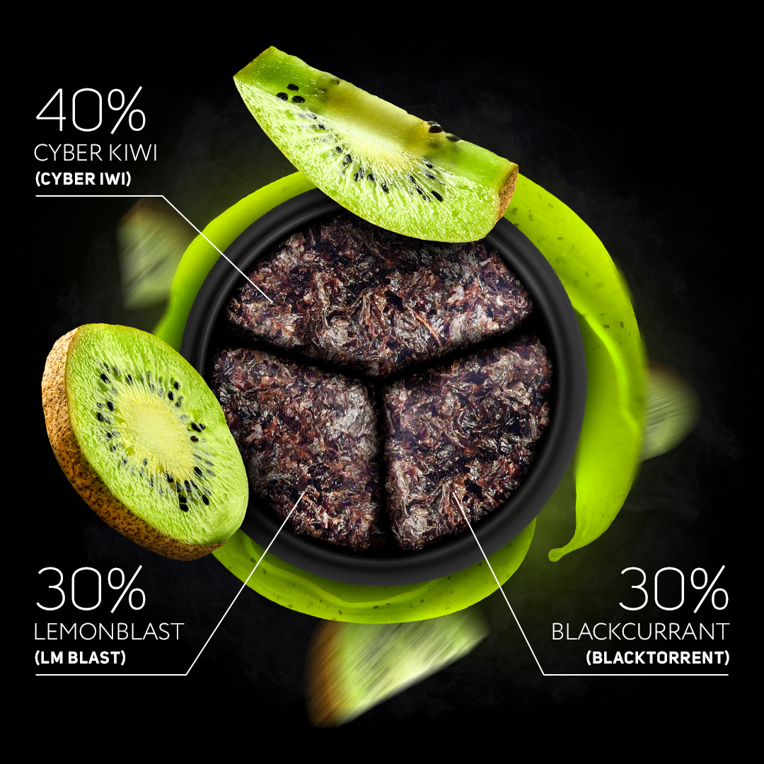Darkside Shisha Tabak Cyber Iwi Mix 2 Darkside Shisha Tabak Cyber Iwi Mix 2