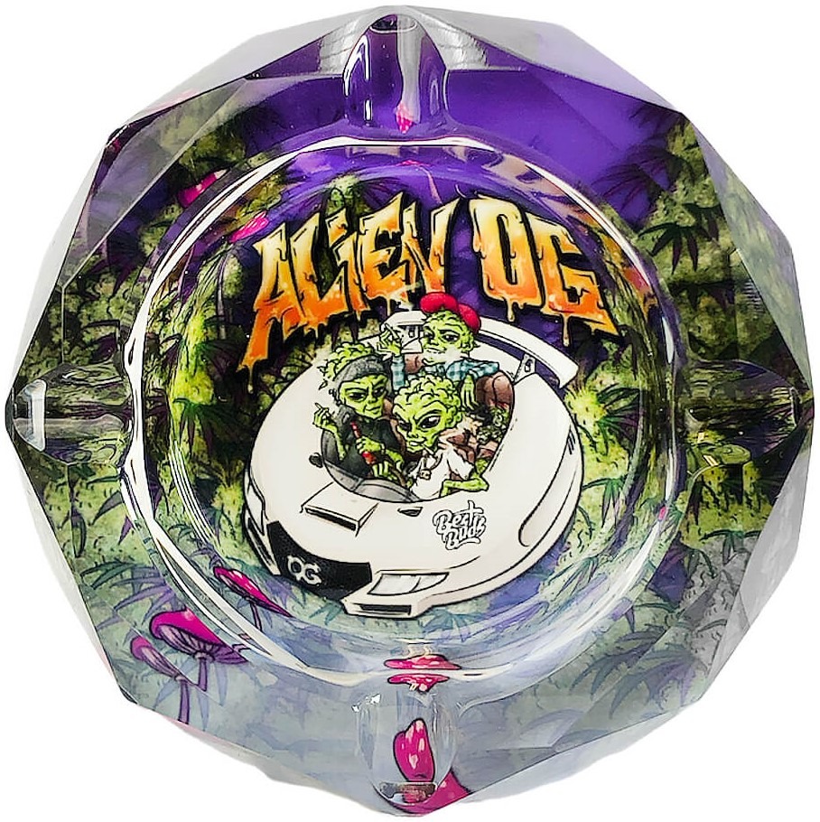 Best Buds - Kristallaschenbecher - Alien OG