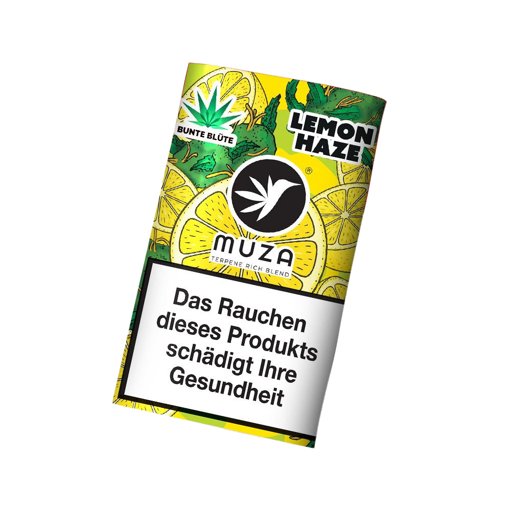 Muza X Bunte Blüte Tabakersatz Lemon Haze 10g Muza X Bunte Blüte Tabakersatz Lemon Haze 10g