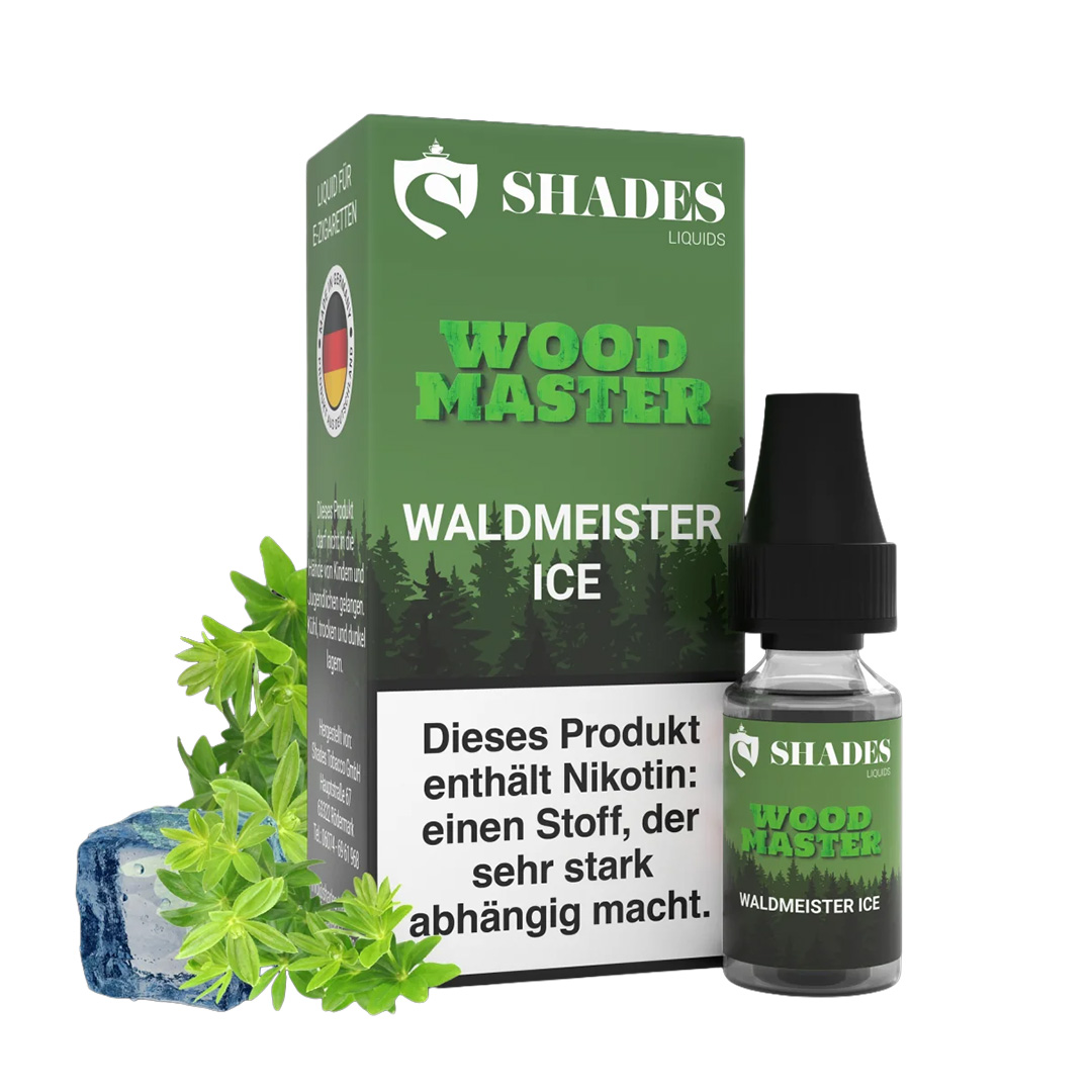 Shades Nikotinsalz Liquid Woodmaster 20mg 10ml Shades Nikotinsalz Liquid Woodmaster 20mg 10ml