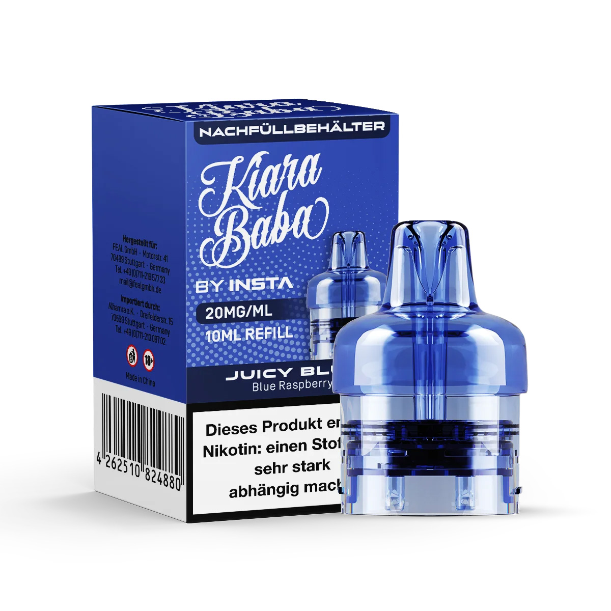 Kiara Baba 10K Pod - Juicy Blue 10ml