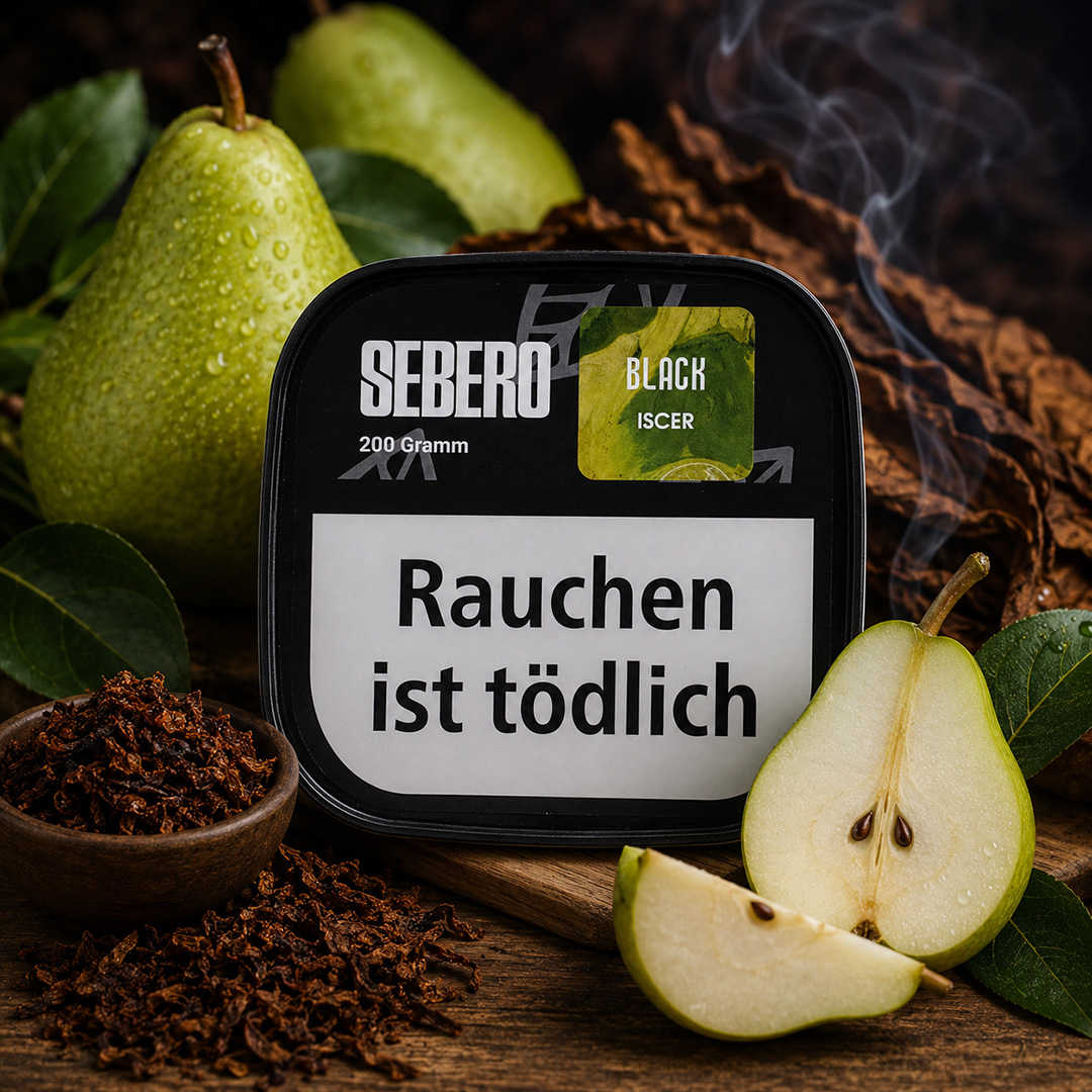 Sebero Black Shisha Tabak Iscer 200g