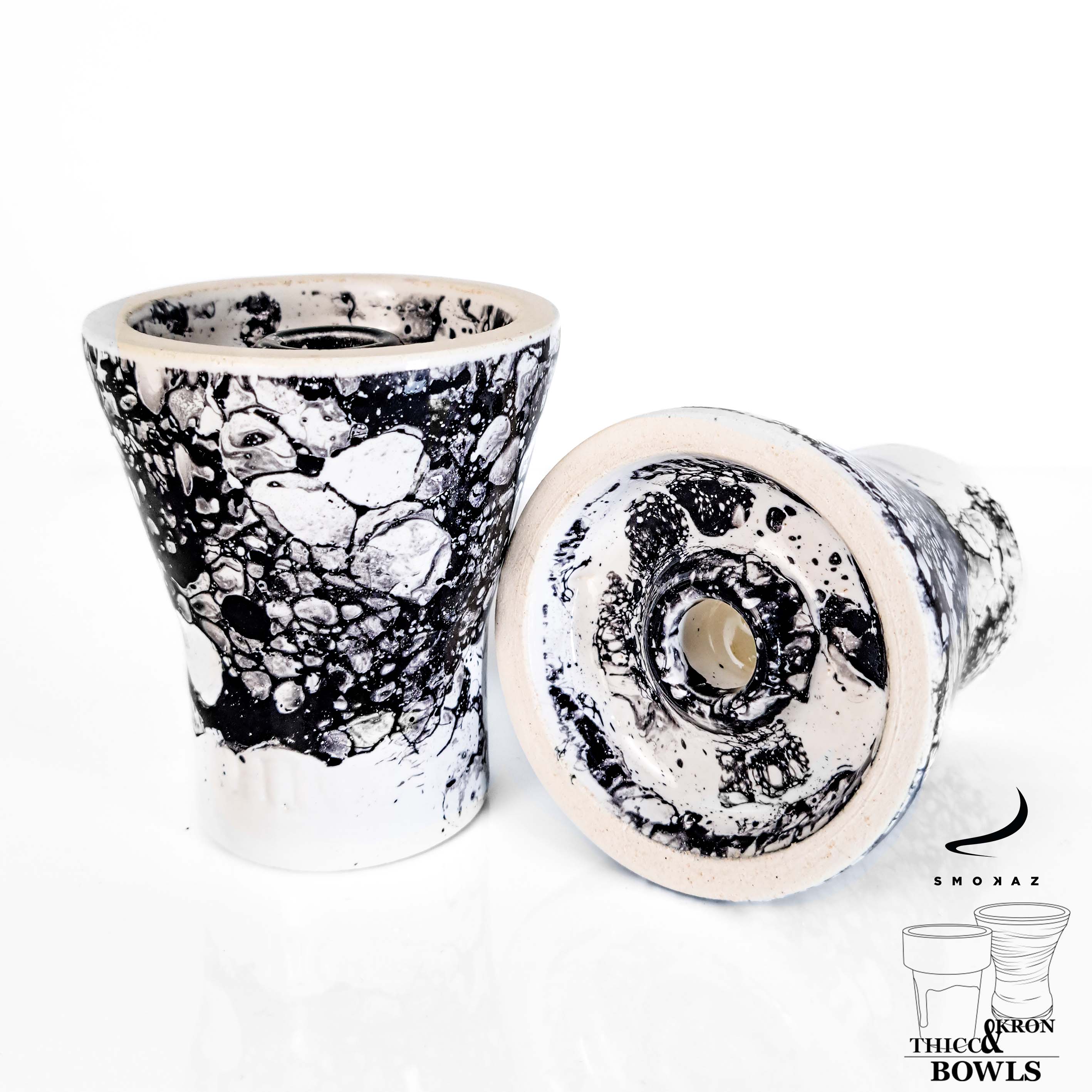 THICC Bowl Plus Phunnel - White Marble