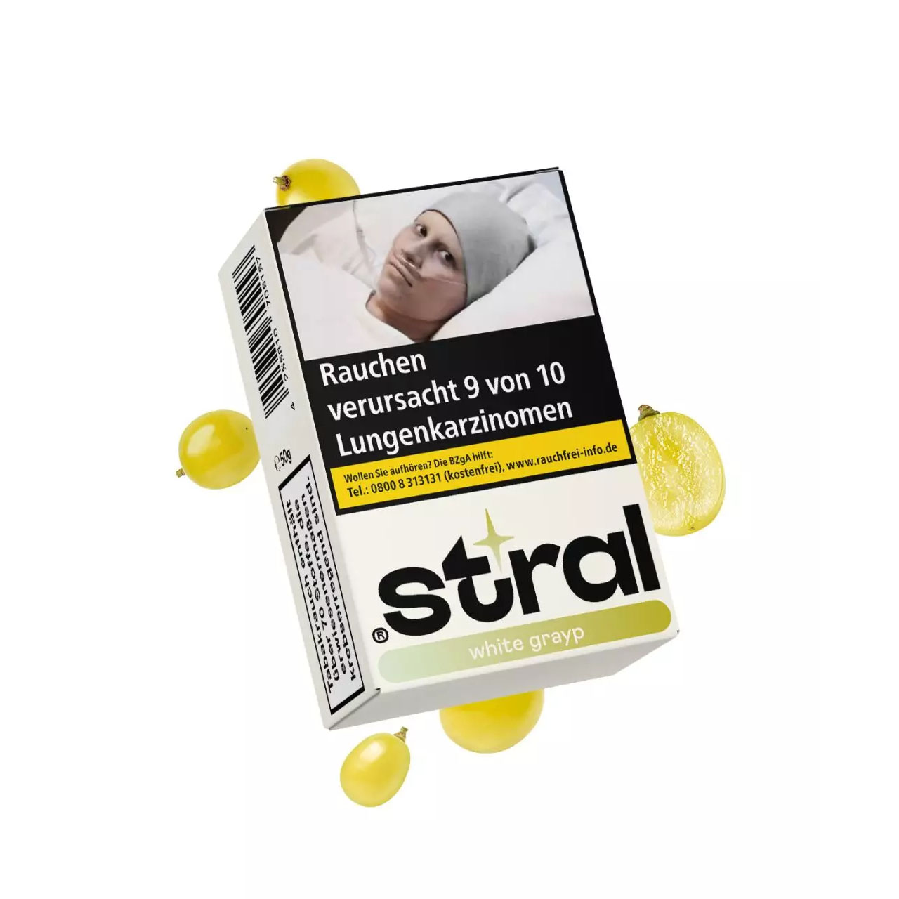 Stral Virginia Shisha Tabak White Grayp 50g Stral Virginia Shisha Tabak White Grayp 50g