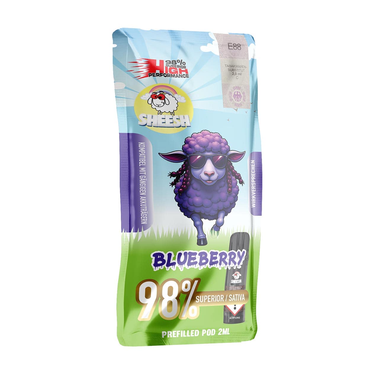 Sheesh Blueberry Superior Signature Pod 2ml