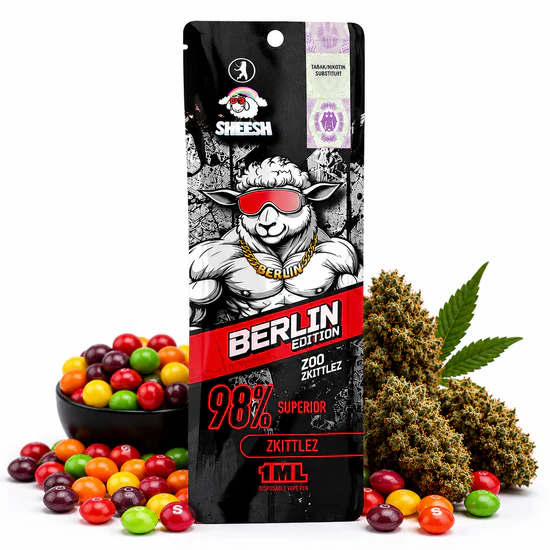 Sheesh Superior Vape Berlin Edition Zoo Zkittlez 1ml
