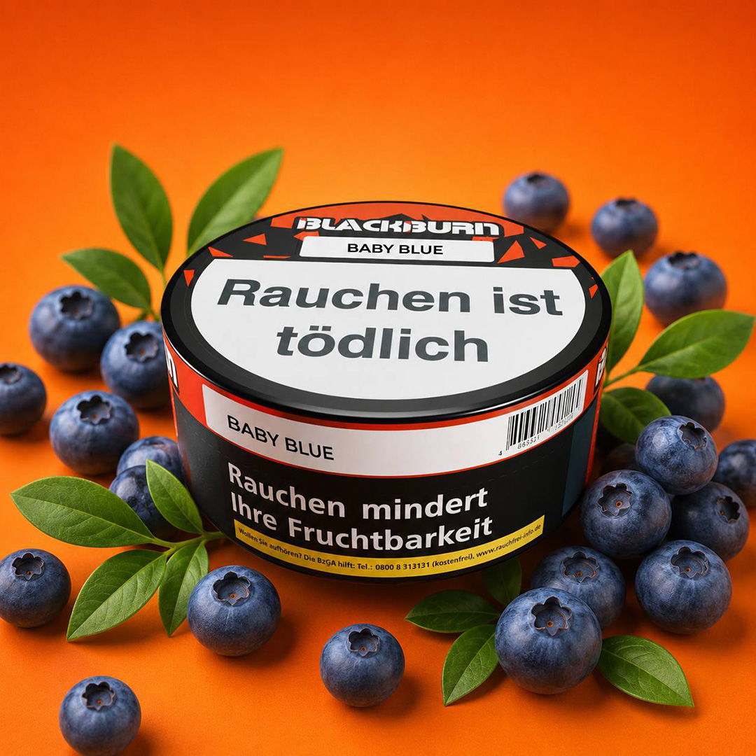 Blackburn Darkblend Shisha Tabak Baby Blue 100g