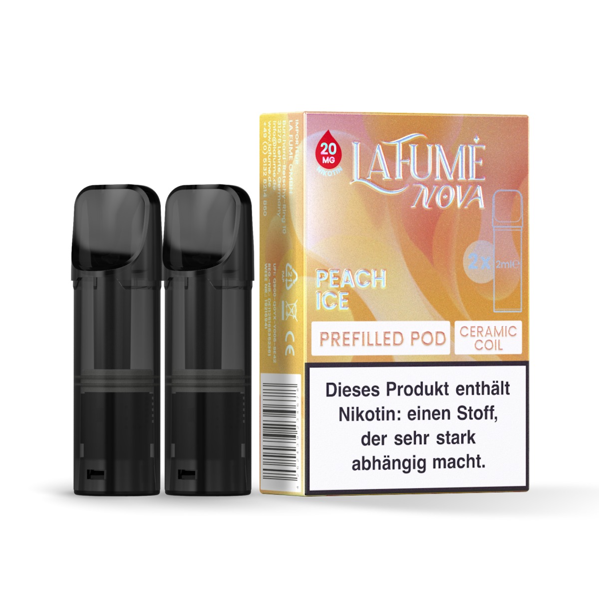 La Fume Nova Pod Peach Ice