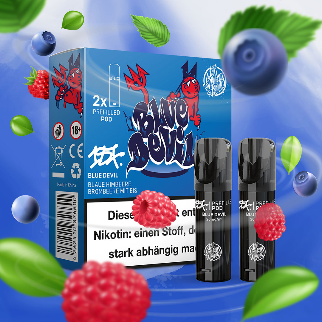 187 Vape Pod Blue Devil 2er Pack