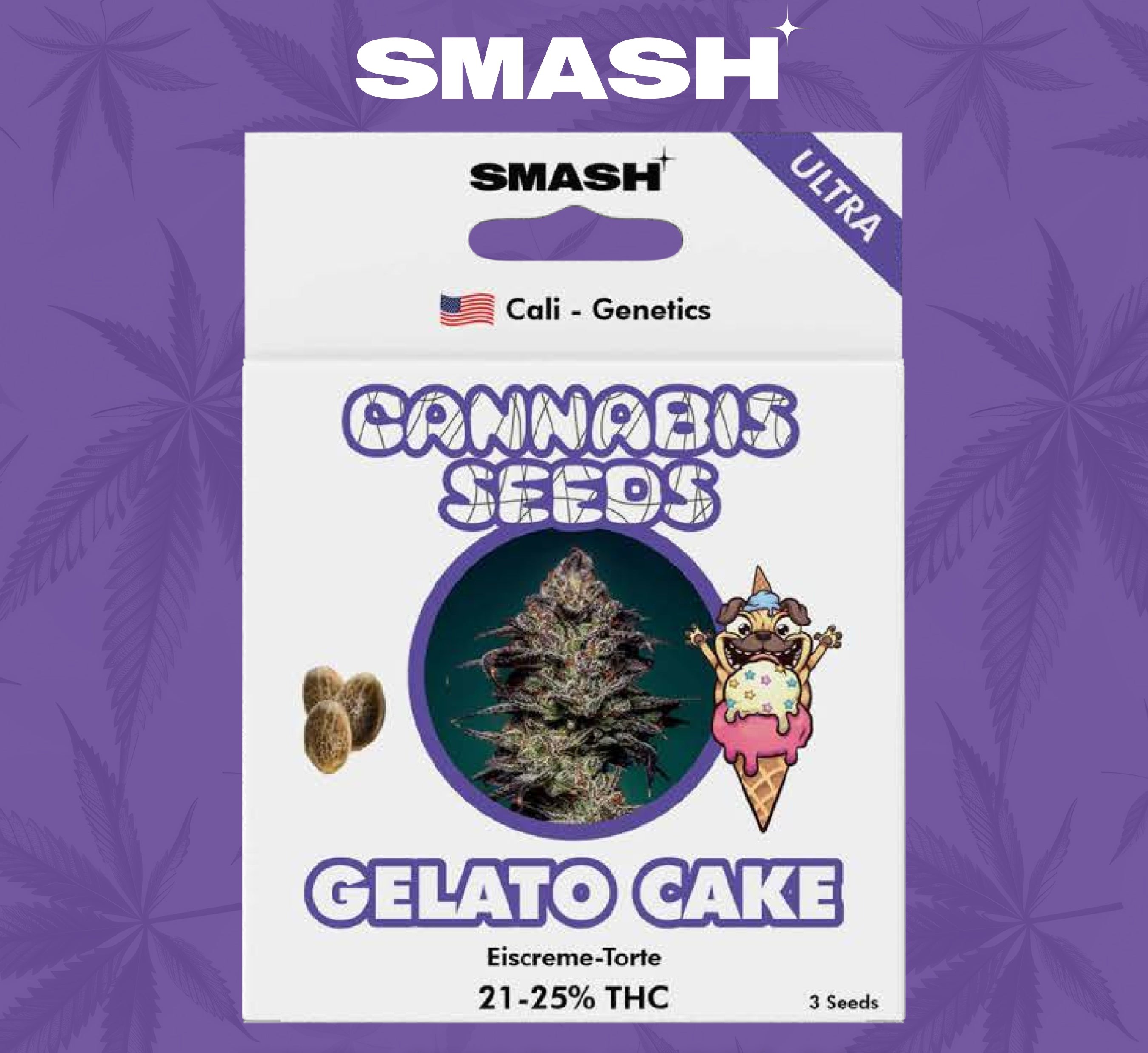 Smash Cannabissamen - Gelato Cake