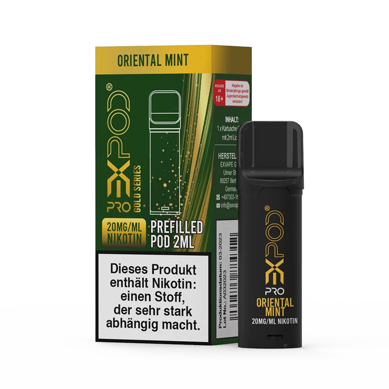 Expod Pro - POD Gold Series - Oriental Mint 2% Nikotin