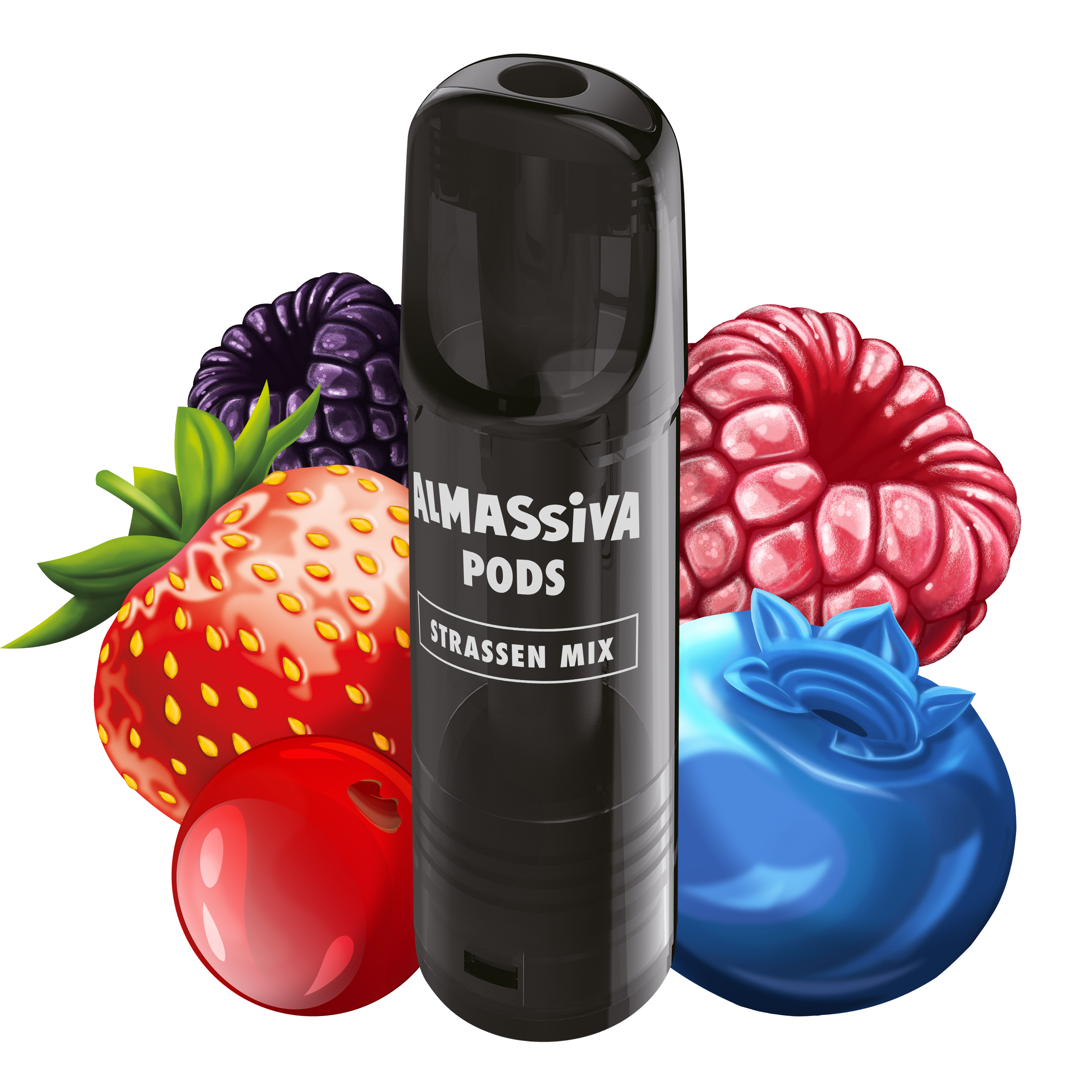 Al Massiva Vape - POD - Strassen Mix 1,7% Nikotin 600 Züge (2 Pods)