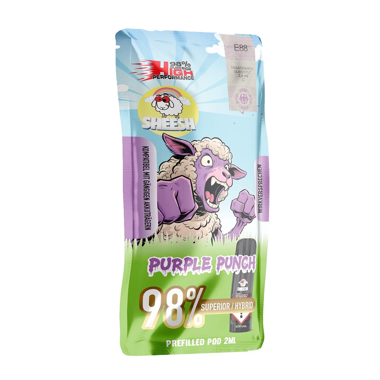 Sheesh Purple Punch Superior Signature Pod 2ml Sheesh Purple Punch Superior Signature Pod 2ml