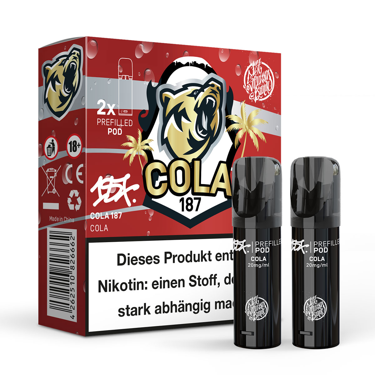 187 Vape Pod Cola 187 2er Pack