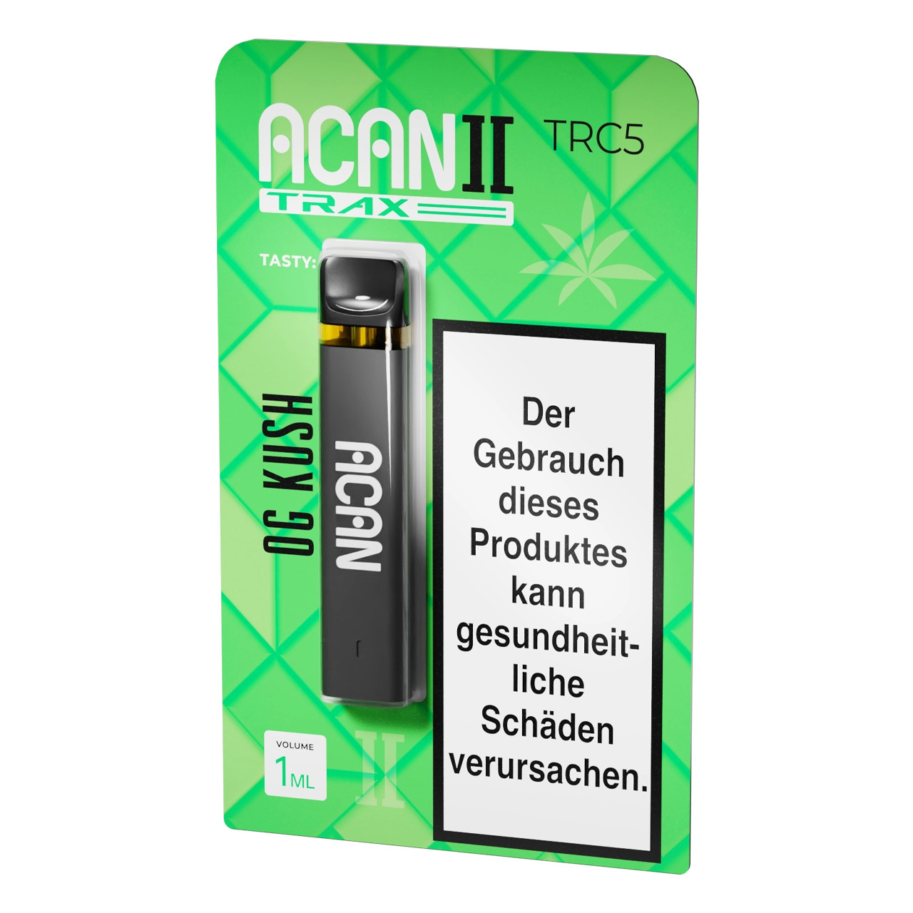 Acan Trax TRC5 Vape Einweg E-Zigarette OG Kush - 1ml