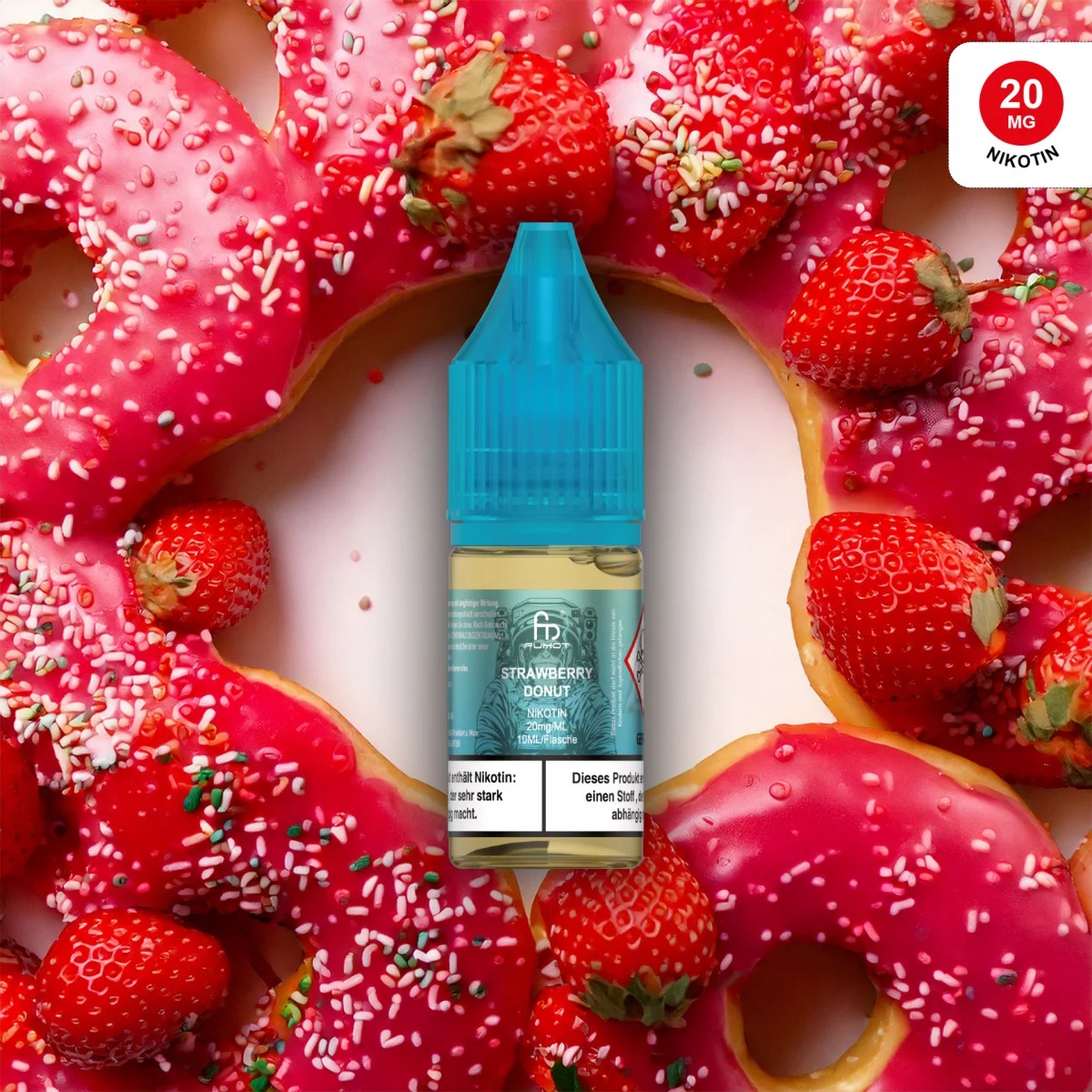 Randm Tornado Liquid Strawberry Donut Nikotinsalz 20mg 10ml