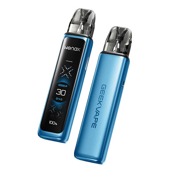Geekvape - Wenax Q Ultra Pod Kit - Coastal Blue Geekvape - Wenax Q Ultra Pod Kit - Coastal Blue