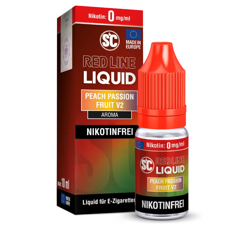SC Red Line Peach Passion Fruit V2 Liquid 10ml 0mg