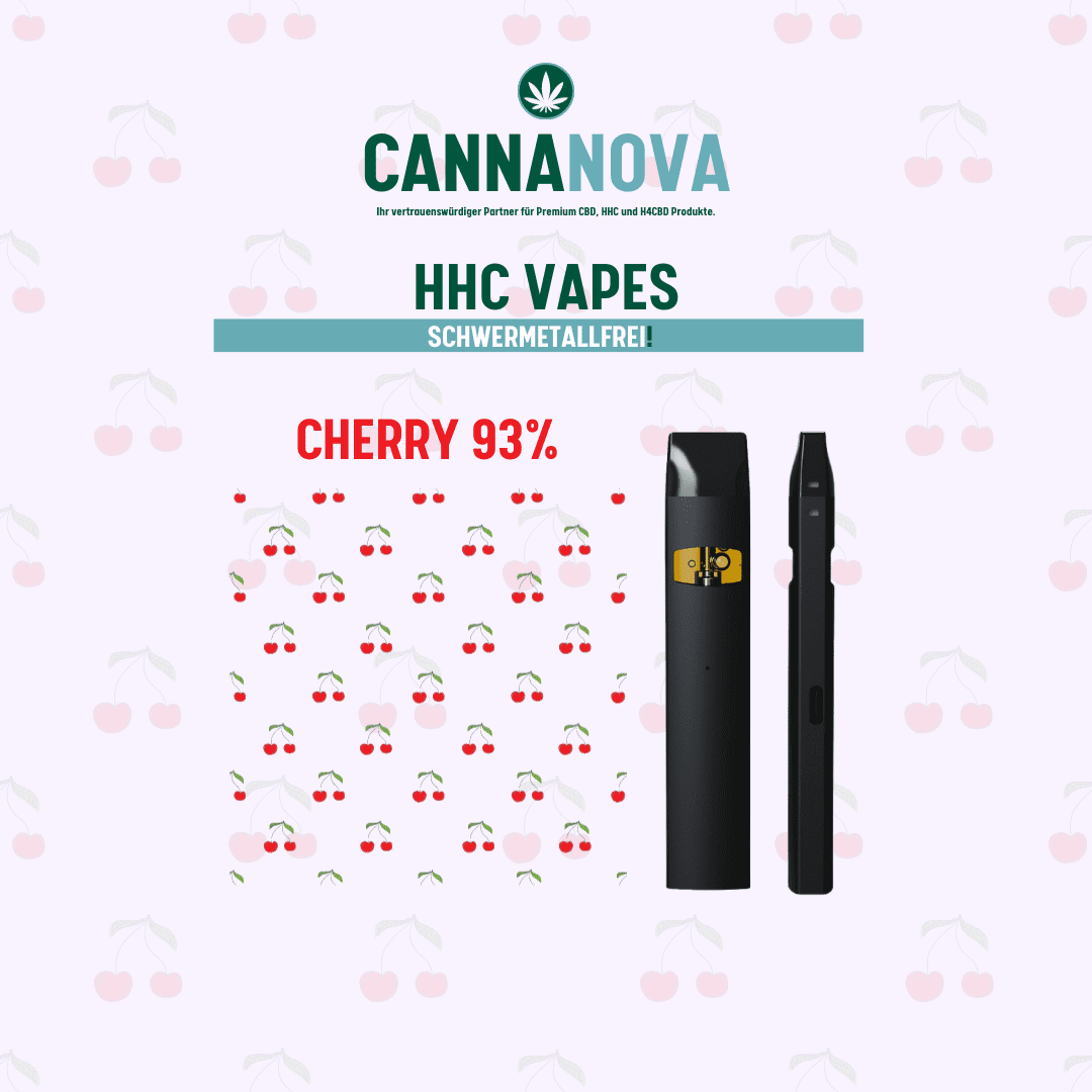 Cannanova-Cherry Cannanova HHC Vape Cherry