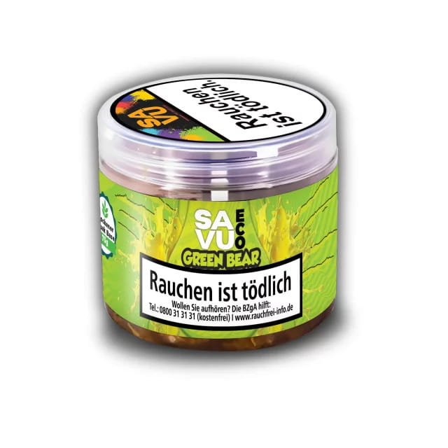 savu-green-bear-75g Green Bear Savu Dry Tobacco Base 75g