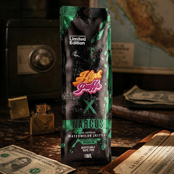 High Puffs H4 Superior Vape Narcos Edition - Watermelon Zkittlez 1ml High Puffs H4 Superior Vape Narcos Edition - Watermelon Zkittlez 1ml