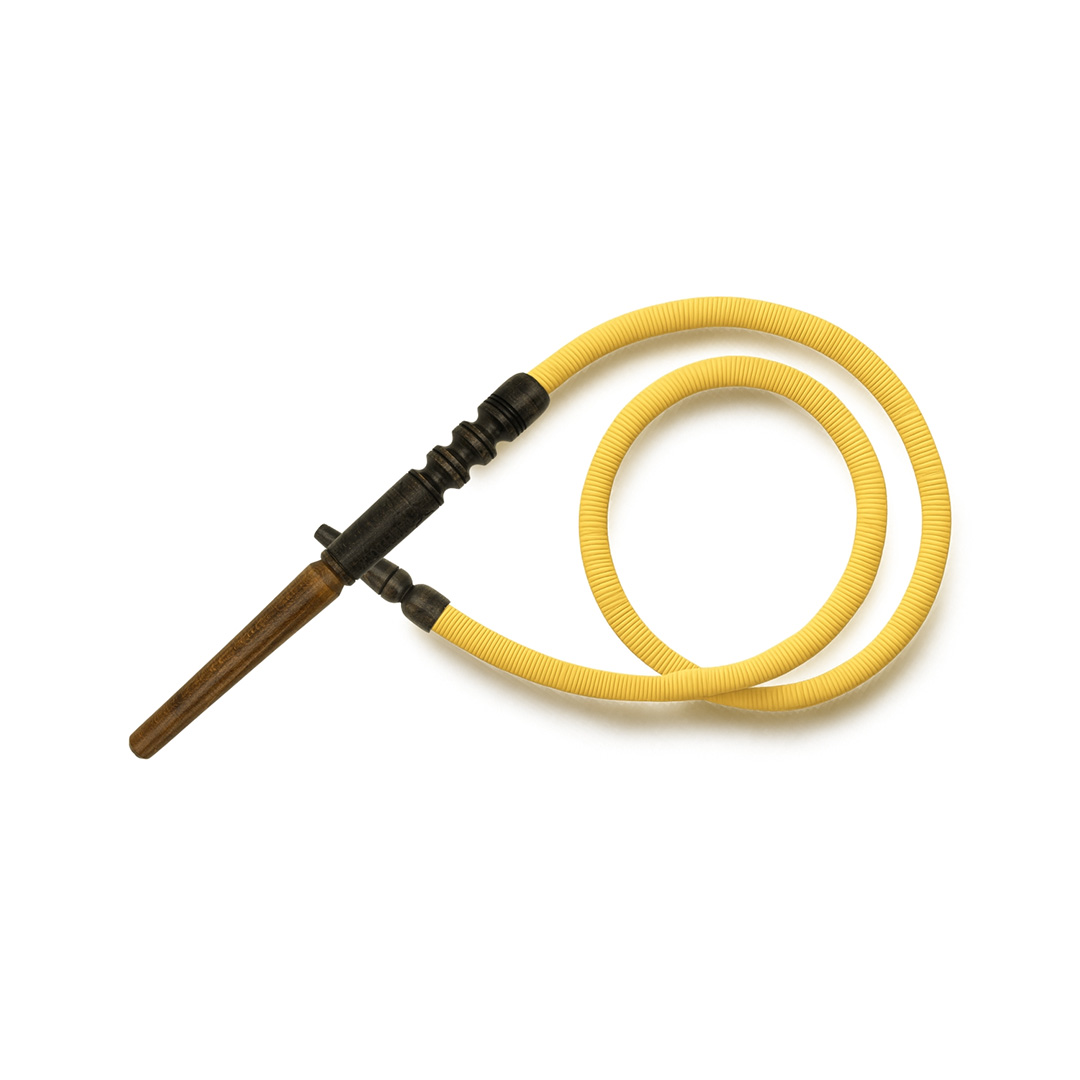 Dampfbock Shisha Tradi Veganlederschlauch Rocket Natur Braun Metall Grau Dampfbock Shisha Tradi Veganlederschlauch Rocket Natur Braun Metall Grau