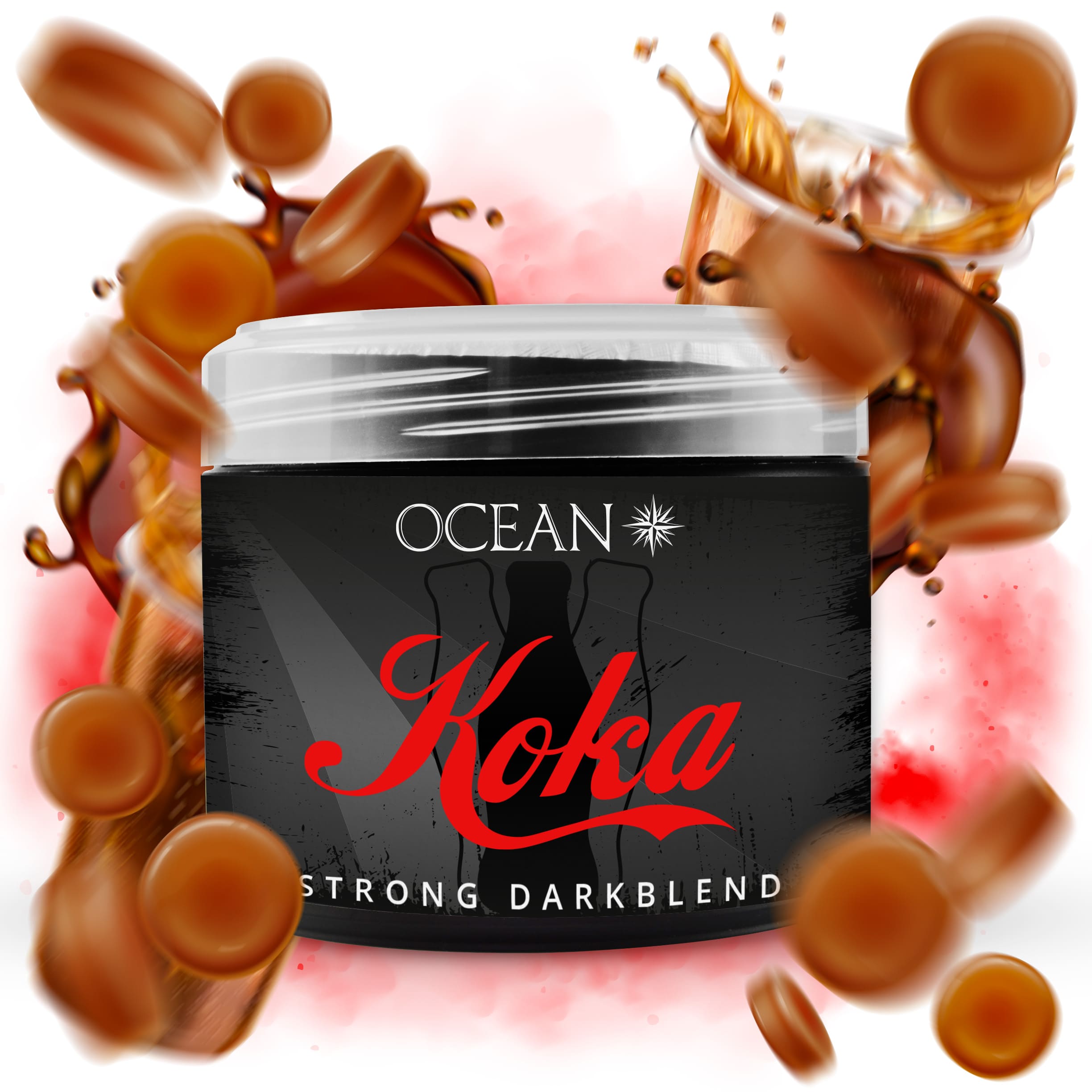 Ocean Strong Koka Darkblend Shisha Tabak 200g Ocean Strong Koka Darkblend Shisha Tabak 200g