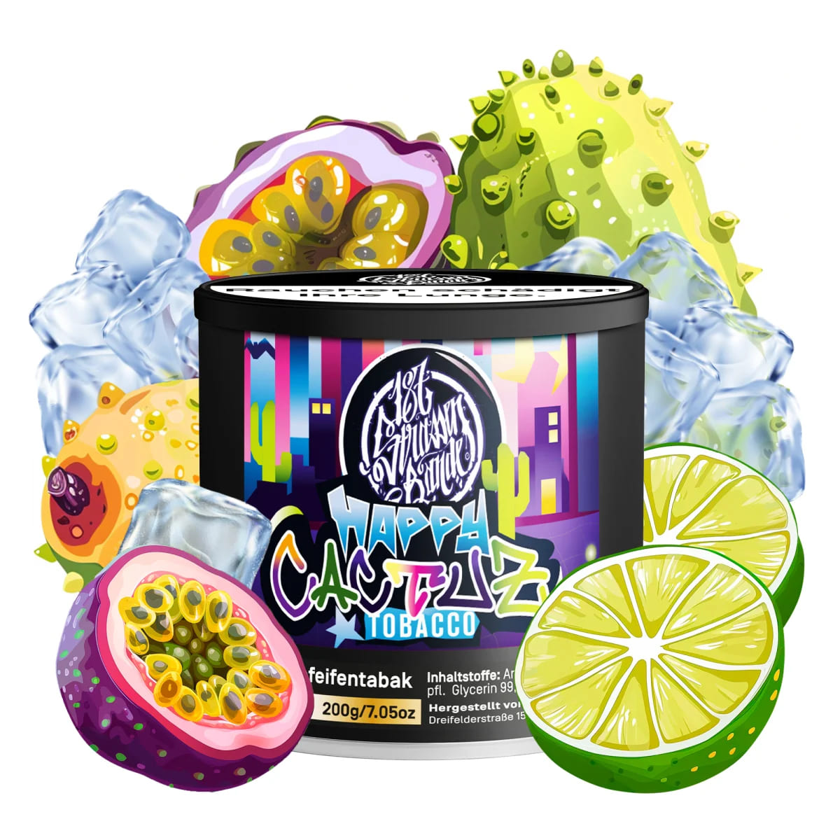 187 Shisha Tabak Happy Cactuz 200g