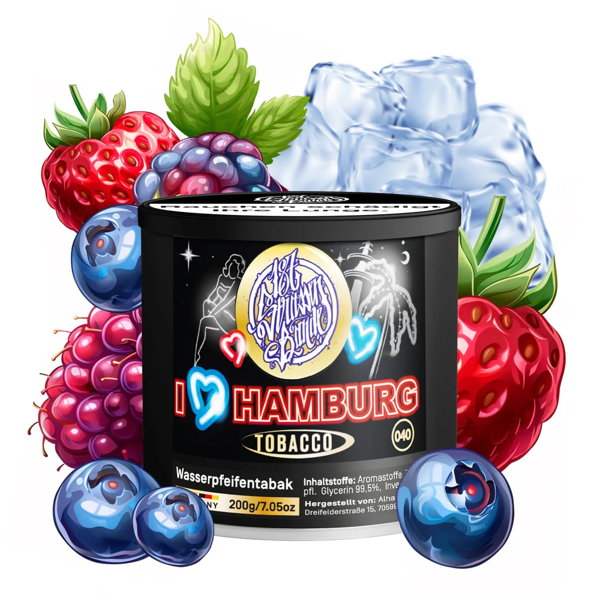 187 Shisha Tabak I Love Hamburg 200g 187 Shisha Tabak I Love Hamburg 200g