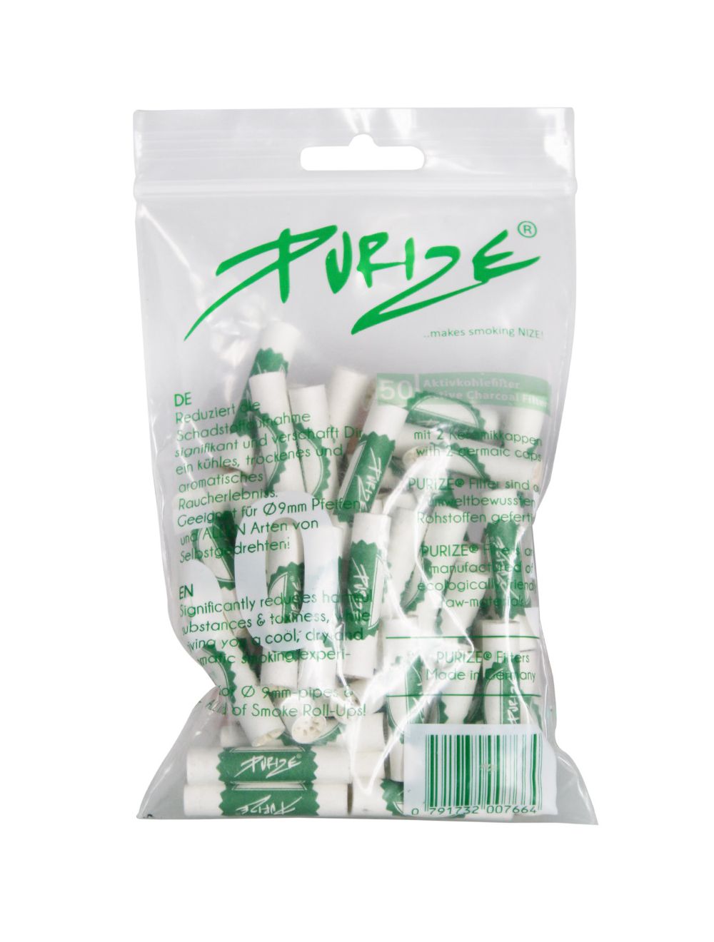 Purize Aktivkohlefilter 50 Stück Purize Aktivkohlefilter 50 Stück