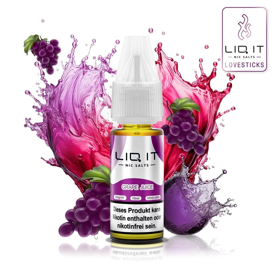 Lovesticks Liq It Liquid Grape Juice 10ml Lovesticks Liq It Liquid Grape Juice 10ml