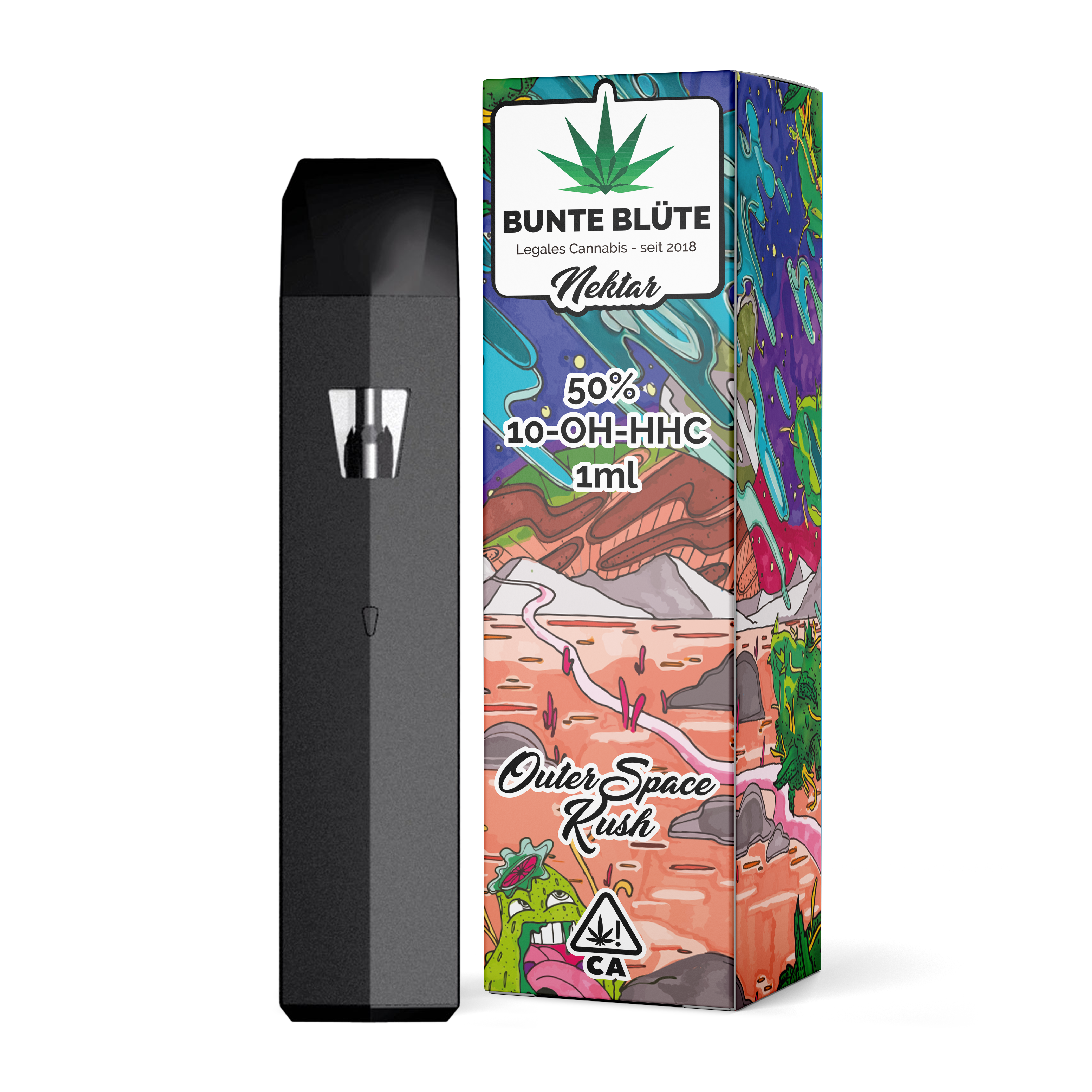 Bunte Blüte 10-OH-HHC Vape - Outer Space Kush 2ml