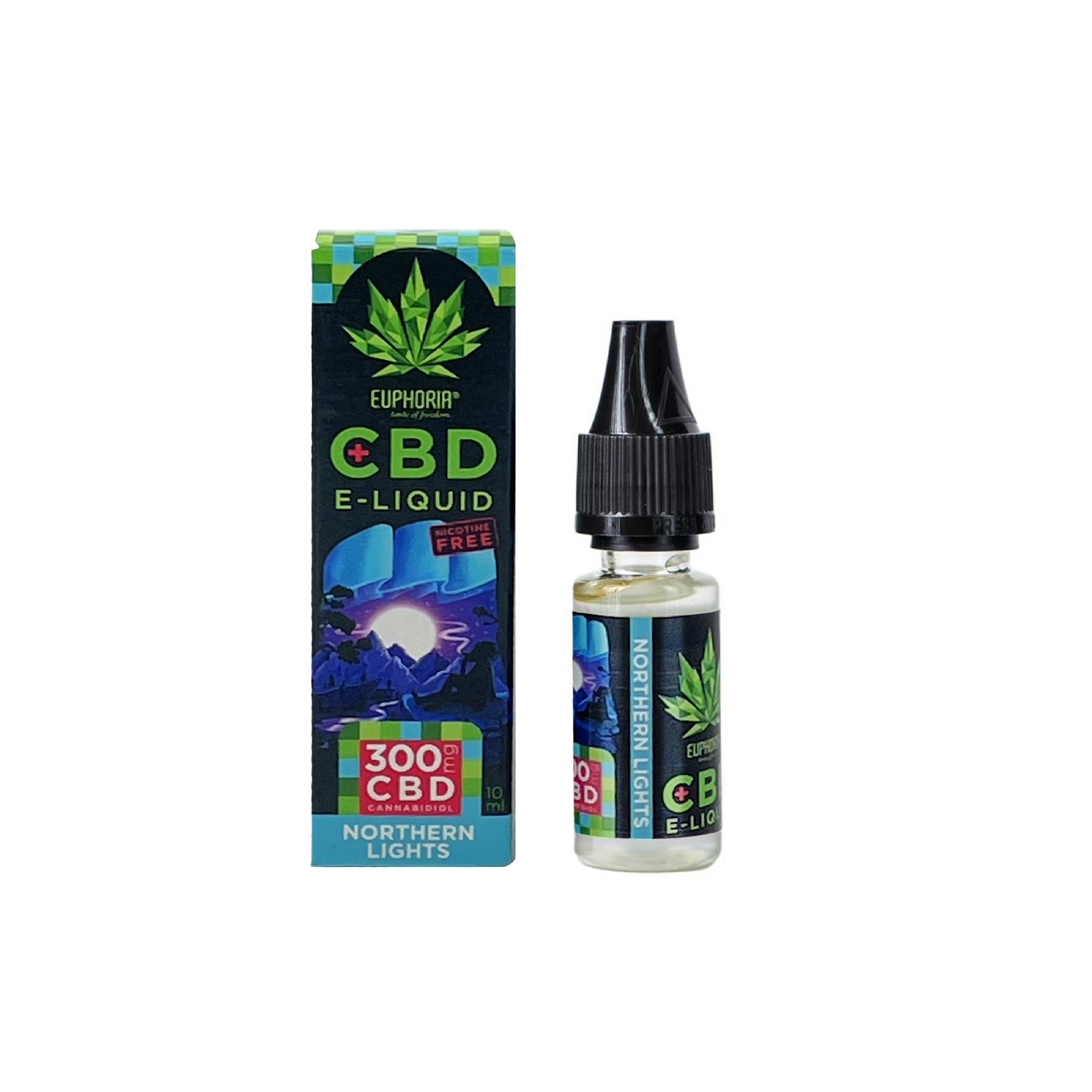 Euphoria CBD Liquid Northern Lights 10ml Euphoria CBD Liquid Northern Lights 10ml