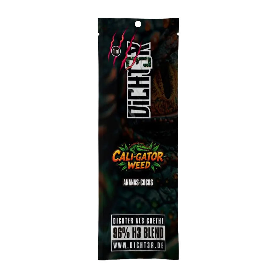 Dicht3r H3 Superior Blend Vape Cali-Gator Weed 1ml Dichter H3 Superior Blend Vape Cali Gator Weed 1ml
