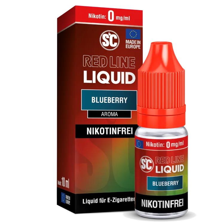 SC Red Line Liquid Blueberry 10ml 0mg