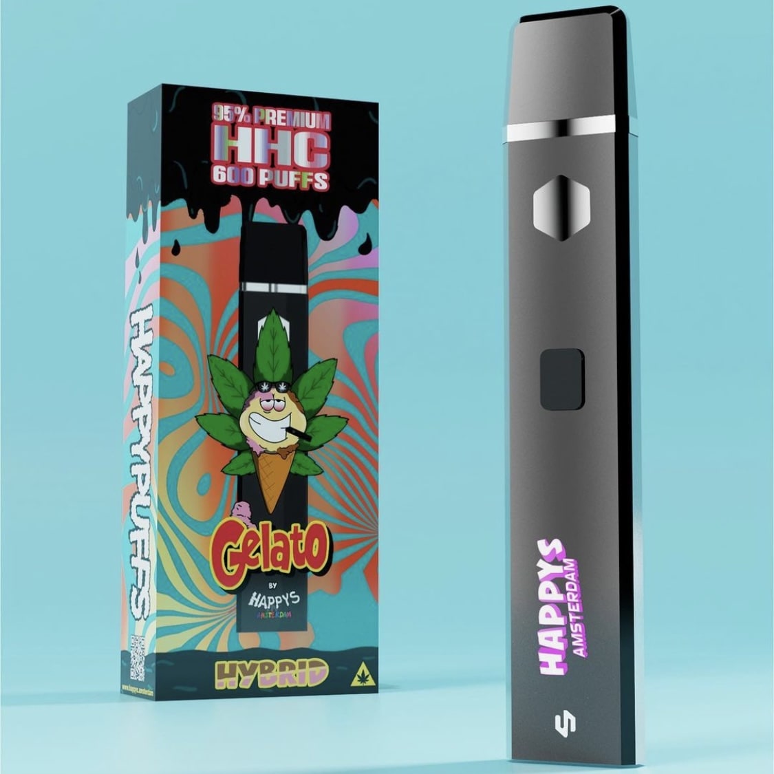 Happys Amsterdam HHC Vape Gelato Happys Amsterdam HHC Vape Gelato