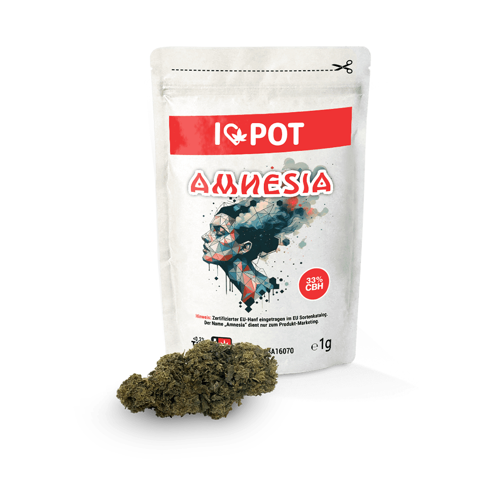 I Love Pot CBH Blüte - Amnesia 33% 1g