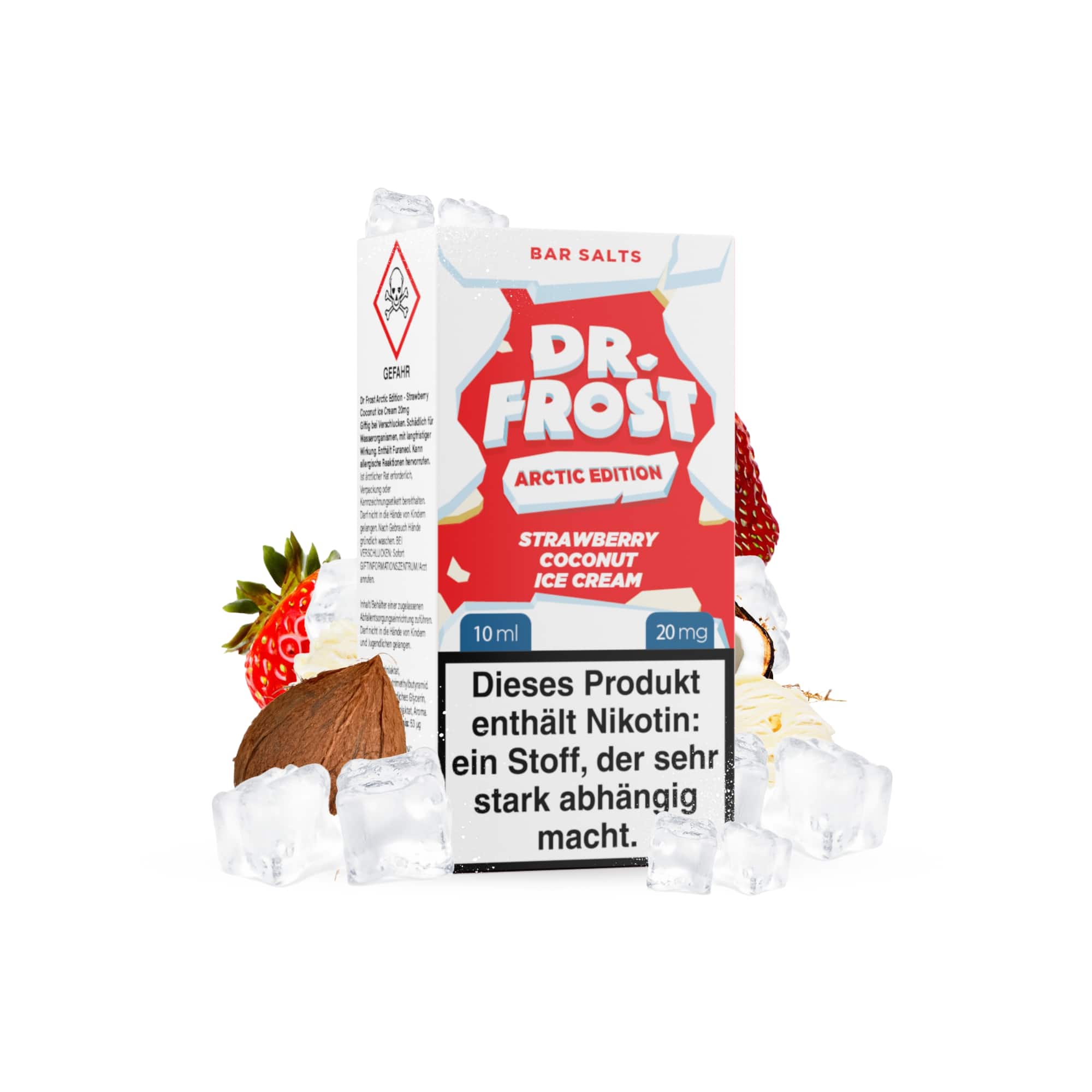 Dr. Frost - Arctic Edition Strawberry Coconut Ice Cream Nikotinsalz Liquid 10ml | 20mg/ml
