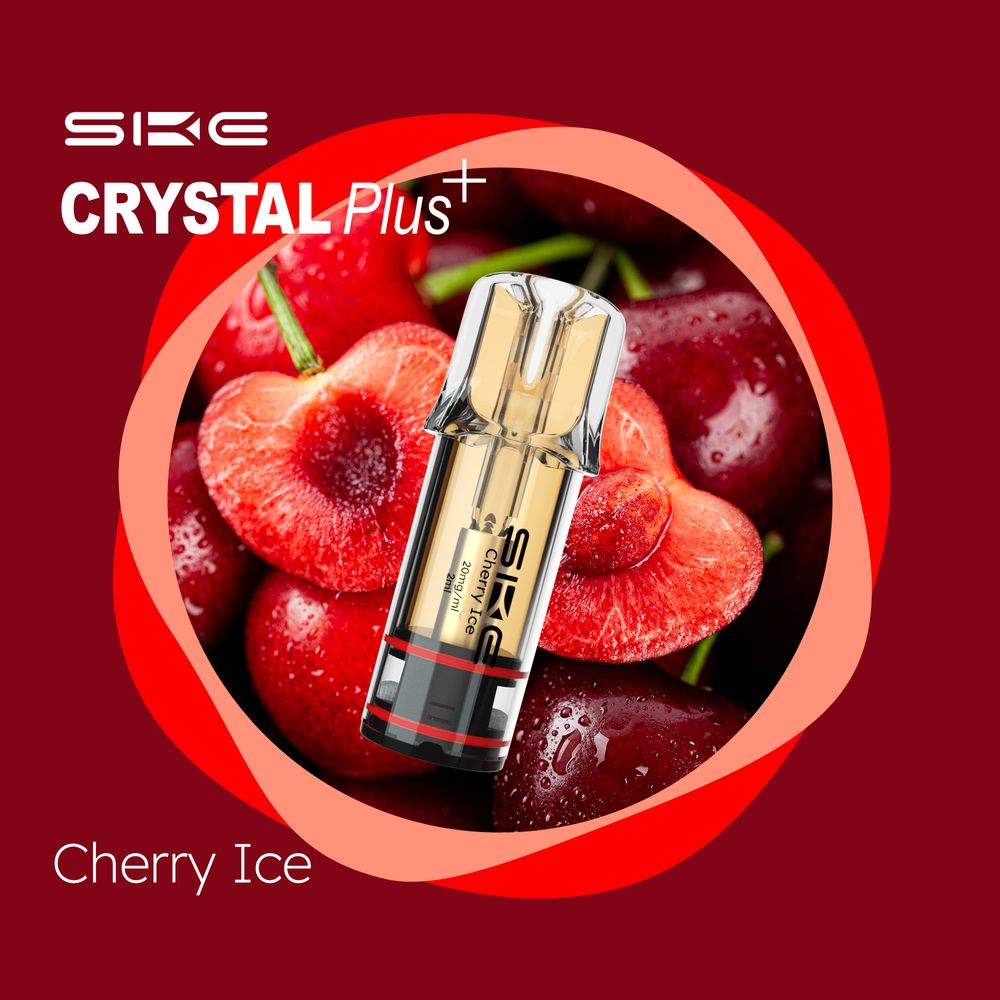 SKE Crystal Plus Pod Cherry Ice