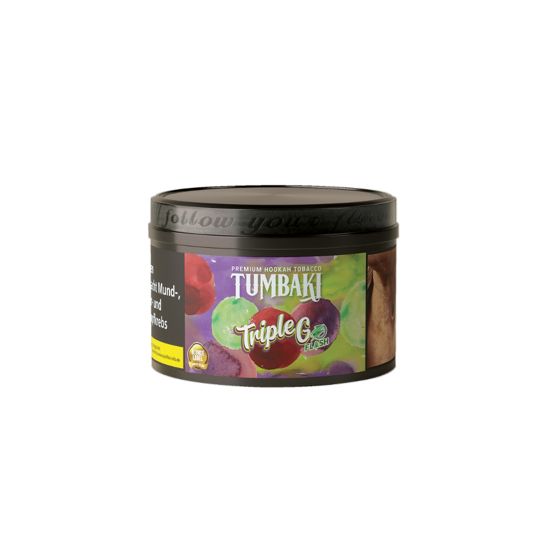 Tumbaki Shisha Tabak Triple G Flash 200g