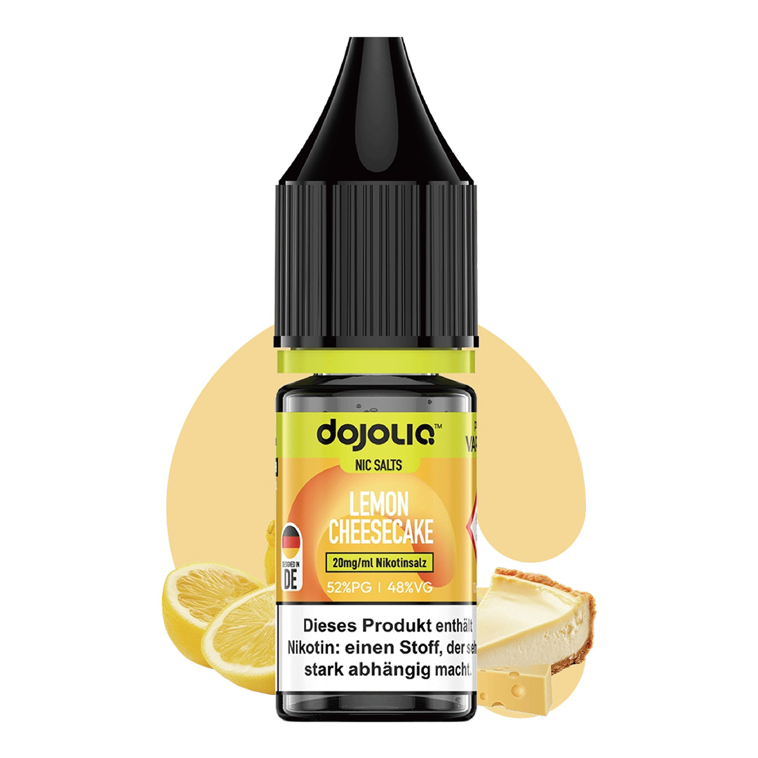 Dojoliq Nikotinsalz Liquid Lemon Cheesecake 10ml 20mg Dojoliq Nikotinsalz Liquid Zitrone Käsekuchen 10ml 20mg