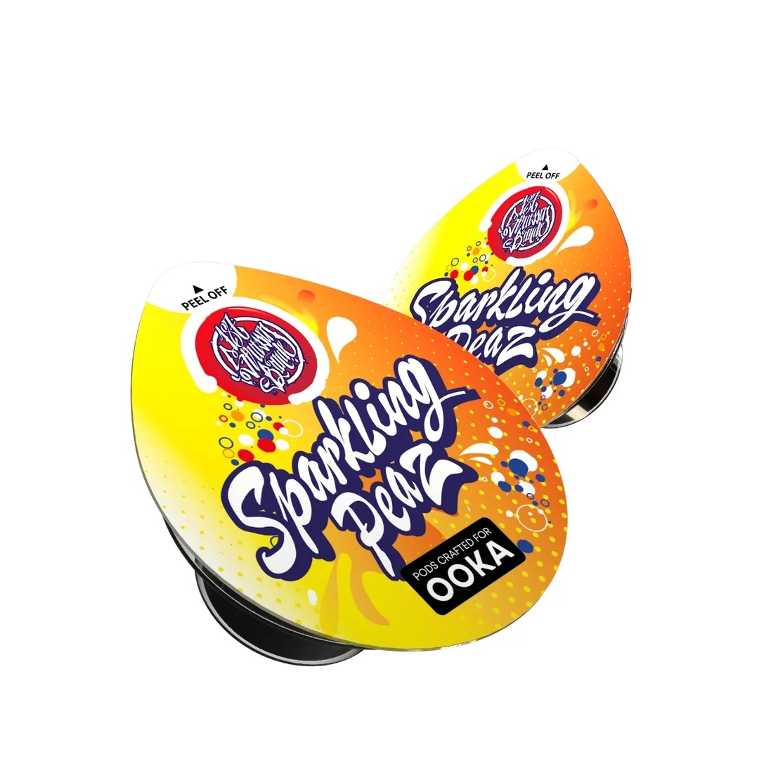 OOKA 187 Shisha Tabak - Sparkling Peaz OOKA Pod (2 Pods)
