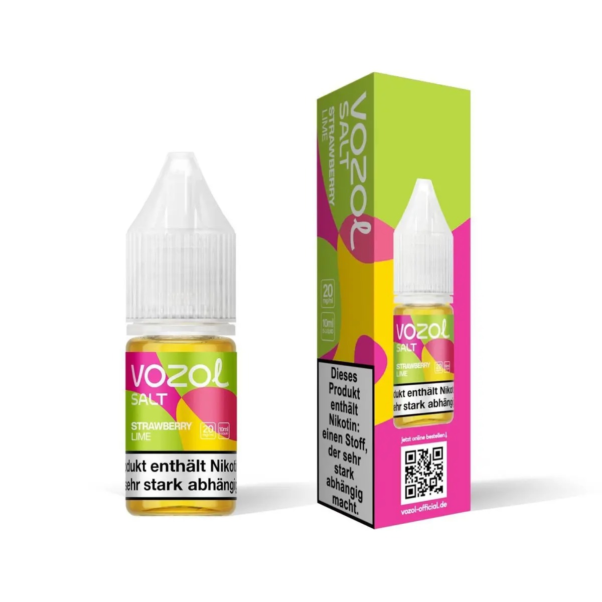 Vozol - Strawberry Lime Nikotinsalz Liquid 10ml | 20mg/ml