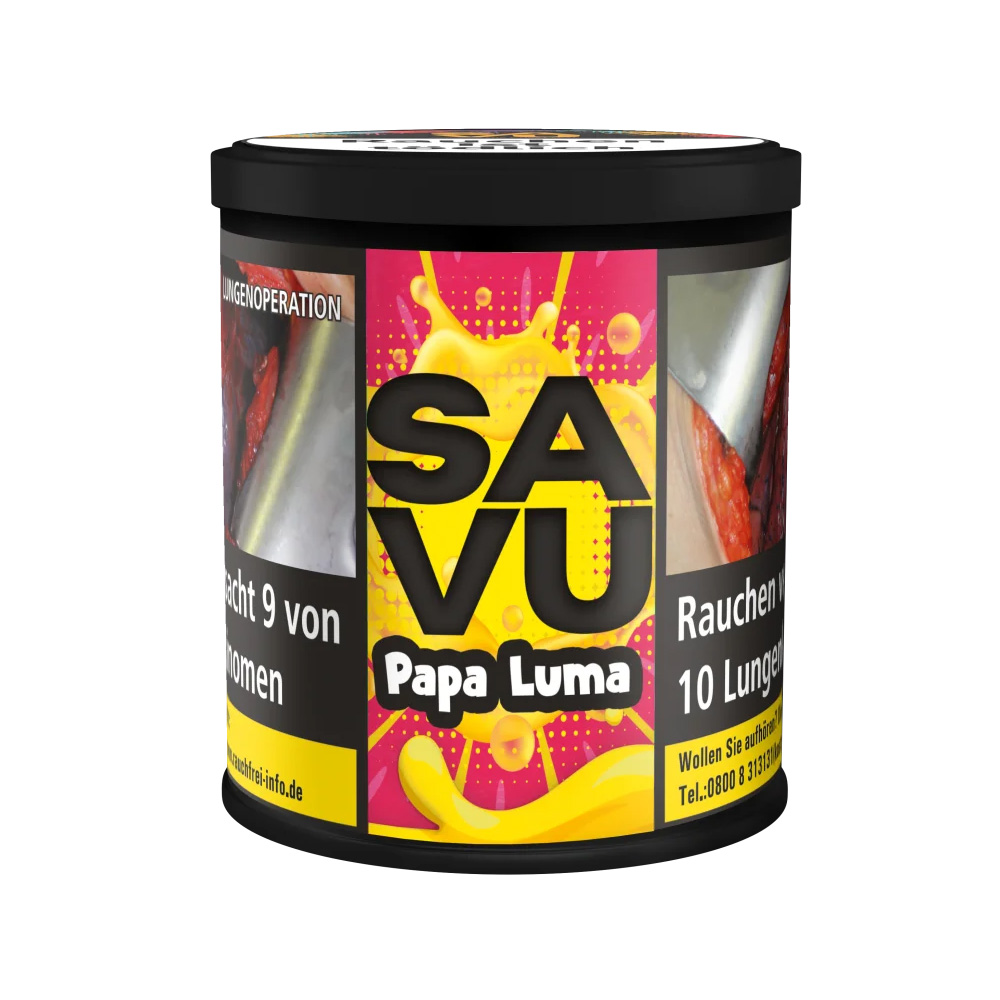 Savu Virginia Shisha Tabak Papa Luma 200g Savu Virginia Shisha Tabak Papa Luma 200g
