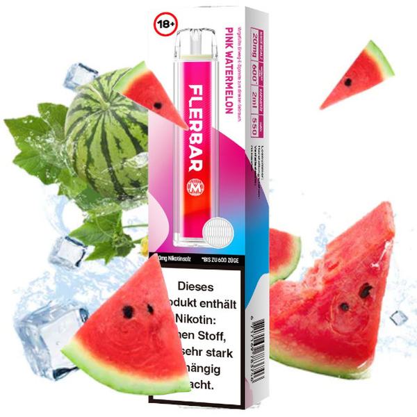 Flerbar_Pink_Watermelon Flerbar - Pink Watermelon 2% Nikotin 600 Züge