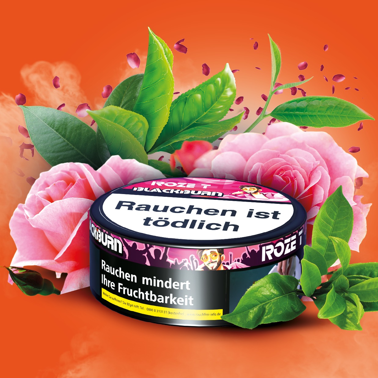 Blackburn Shisha Tabak Roze T 100g