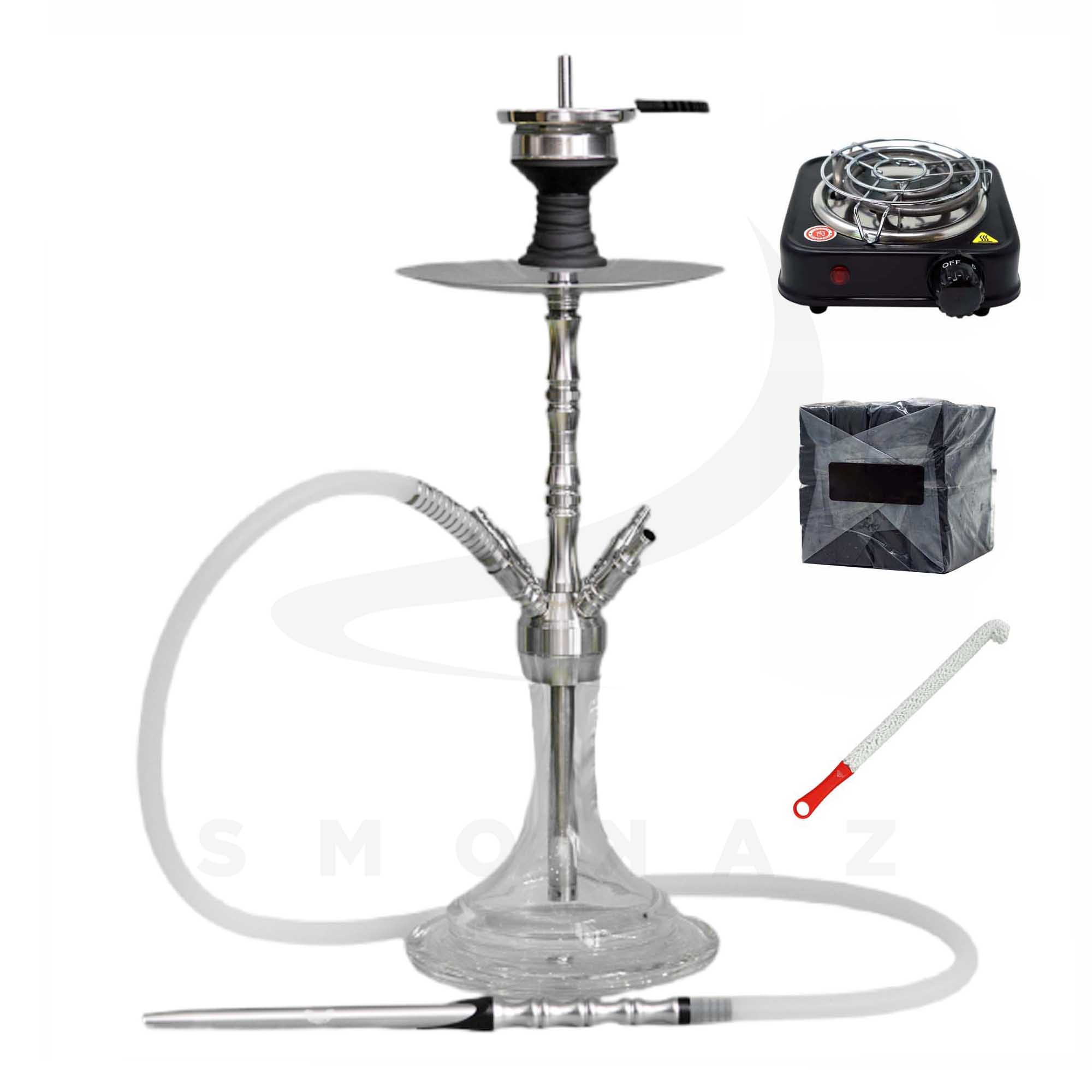 CRT-Shisha-Hulkman-V2A-Transparent-Komplettset CRT Shisha - Hulkman V2A Transparent Komplettset