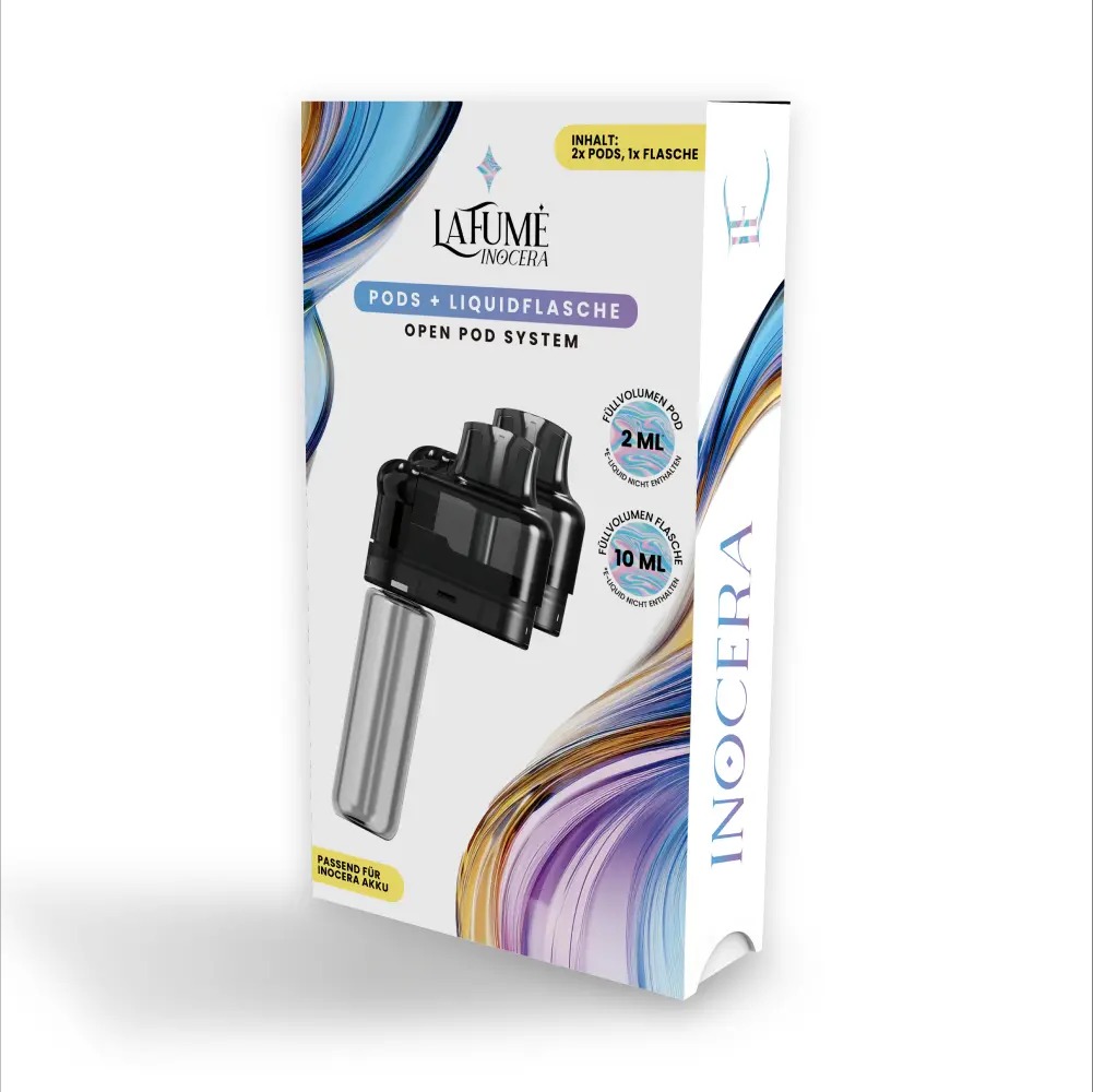 La Fume Inocera Pods und Liquidflasche La Fume Inocera Pods und Liquidflasche