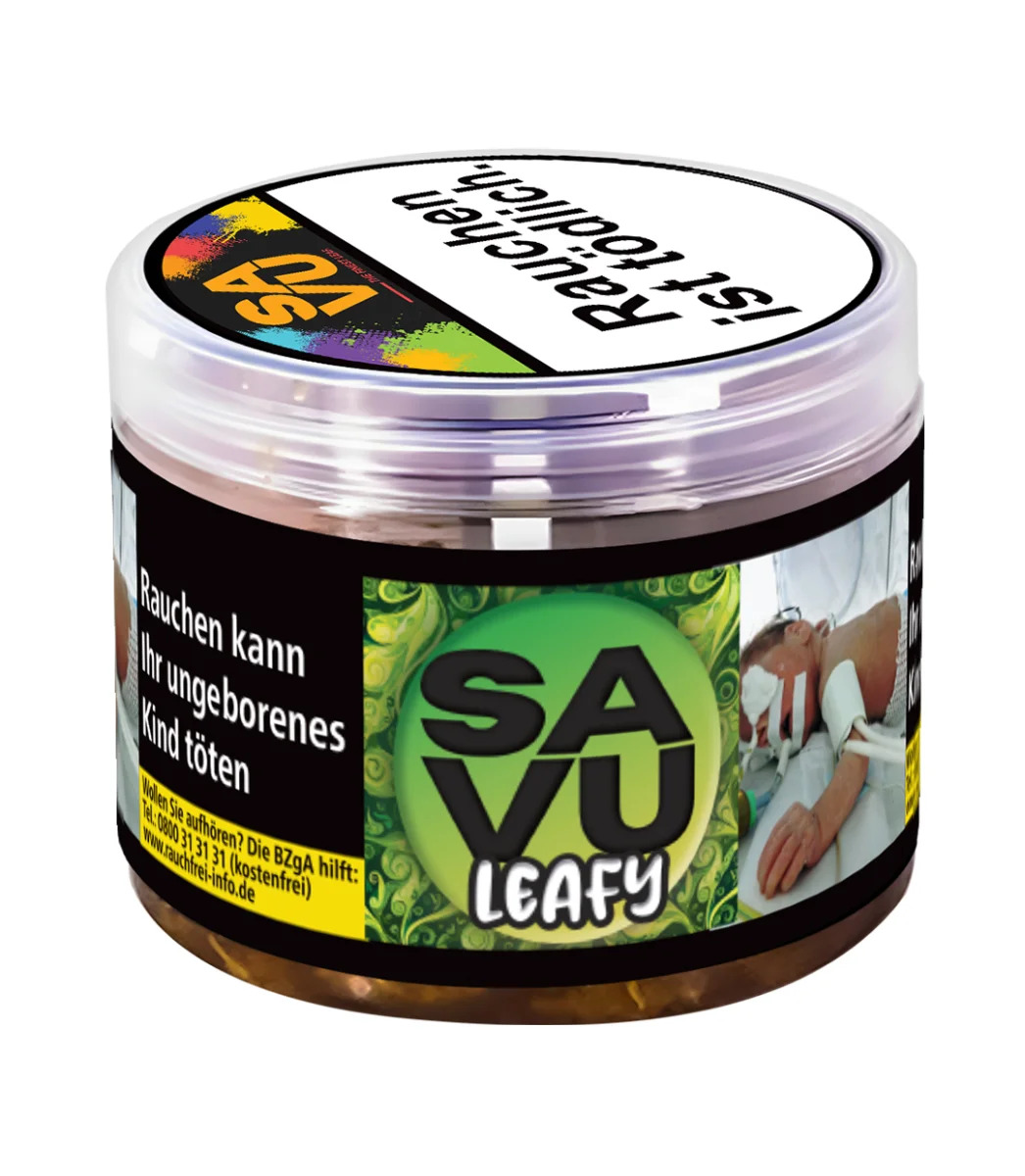 Savu Shisha Tabak - Leafy 200g